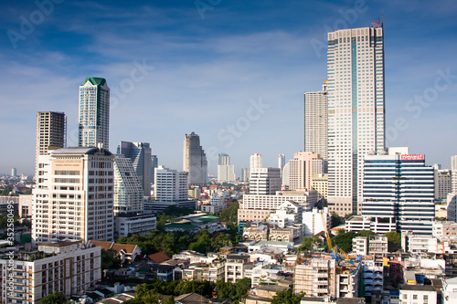 Skyline of Bangkok, Bangkok, Thailand, Asia © Reise-und Naturfoto