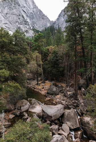 Yosemite valley in Yosemite National Park, California, USA