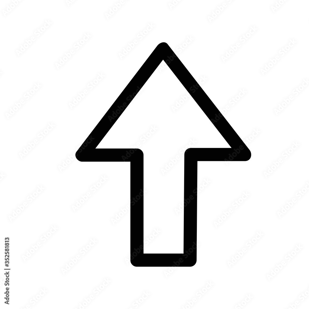 Arrow icon cursor button label next page web interface. Flat vector navigation symbol Arrow icon cursor button label next page web interface. Flat vector navigation symbol