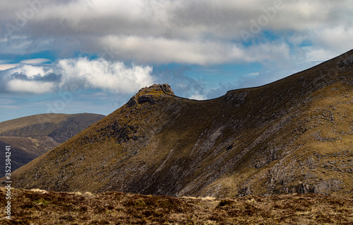 North Tor on Slieve Bearnagh, Mourne mountains, County Down, Area of Outstanding Natural Beauty