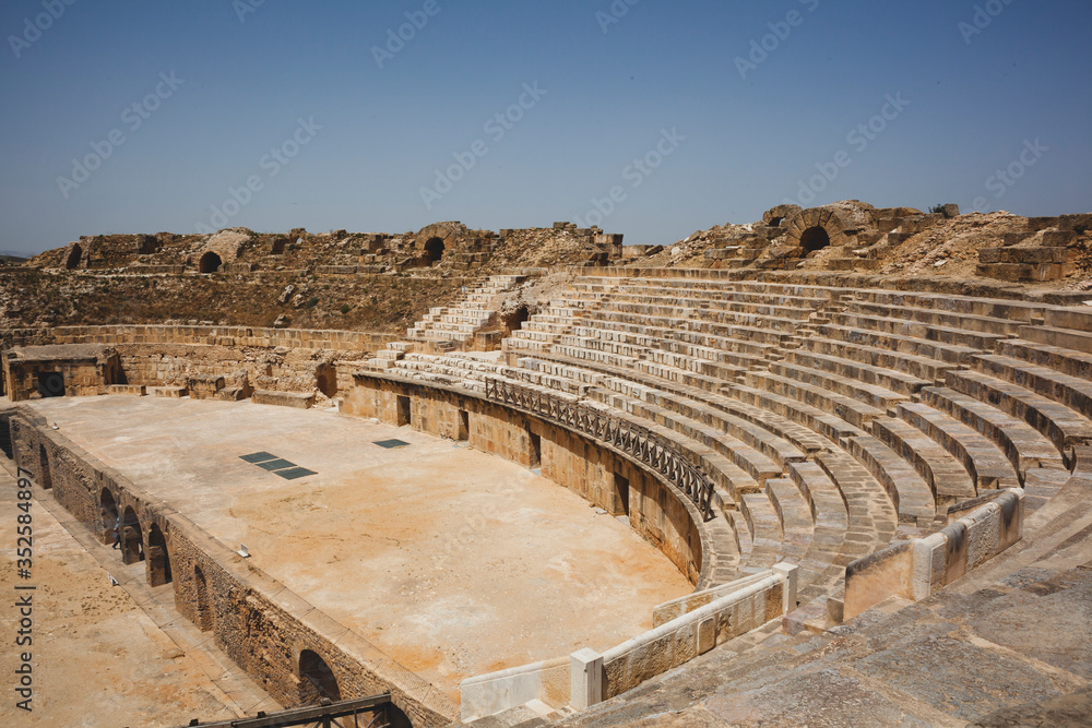 The Roman amphitheatre at Oudna