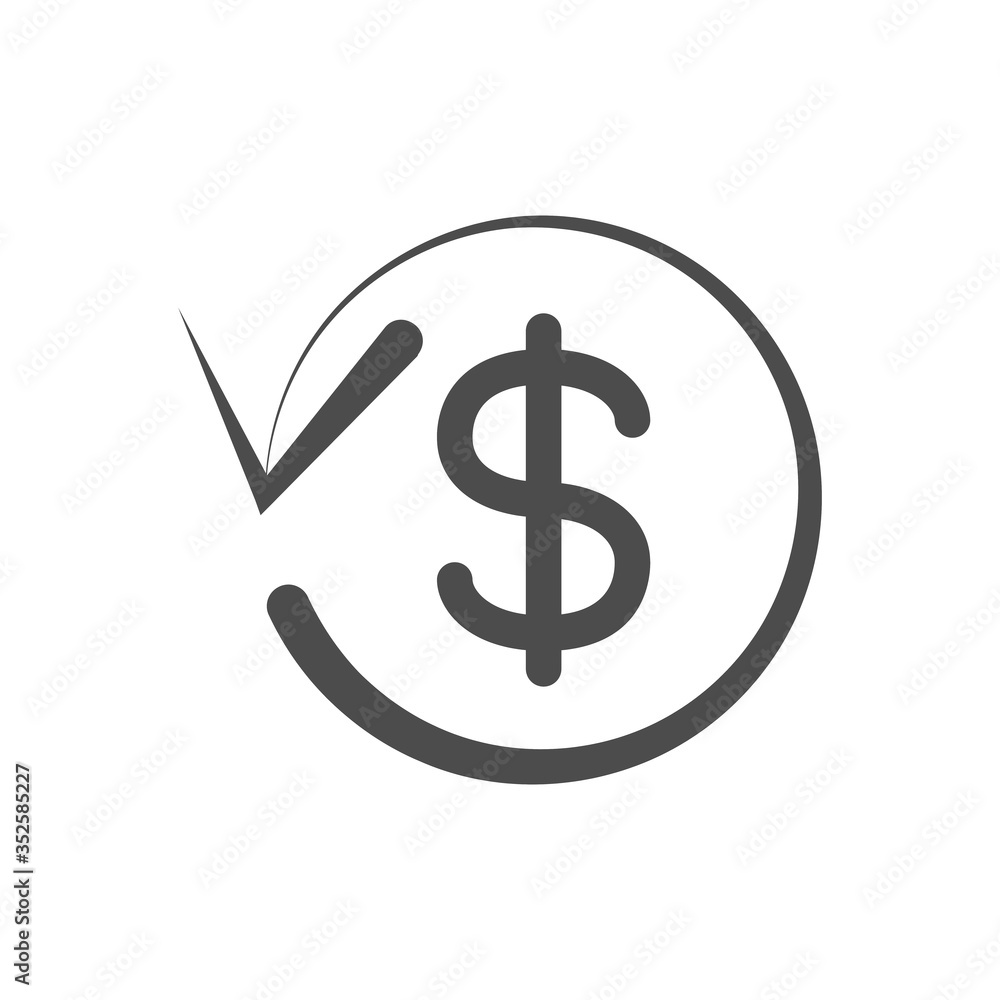 Refund icon on the white background. Refund icon on the white background.