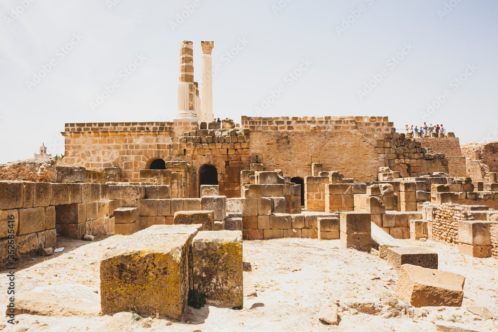 Uthina (Oudna), an ancient Roman town in Tunisia
