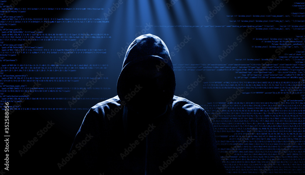 Hacker - Cyber Kriminalität - obrazy, fototapety, plakaty 