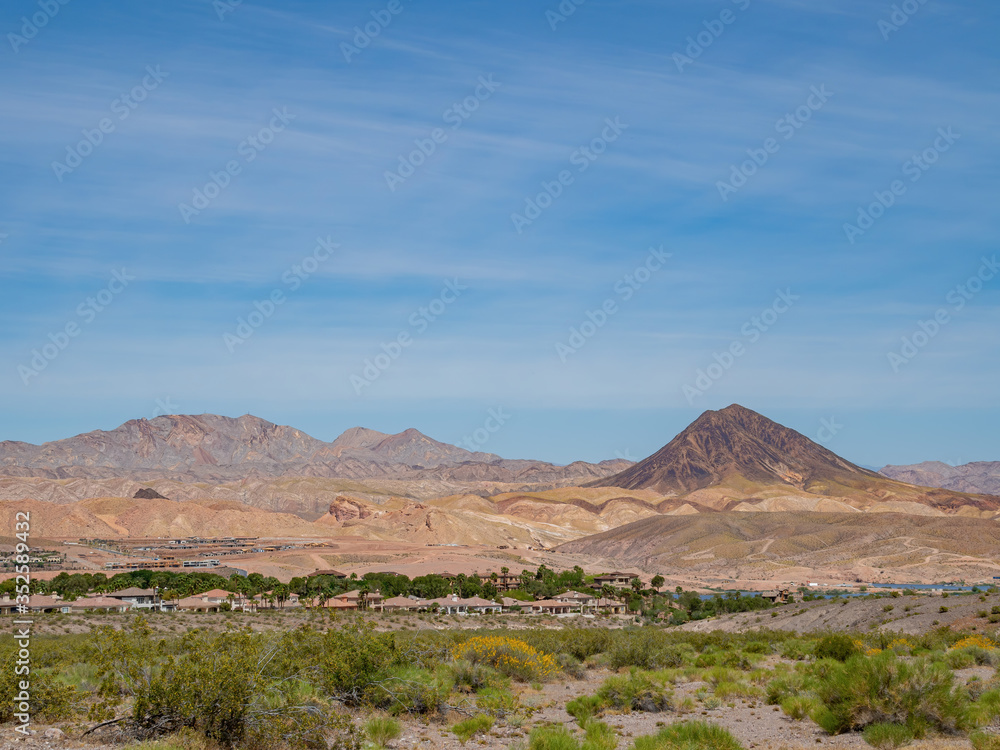 Rural landscape of the Lake Mead area Rural landscape of the Lake Mead area
