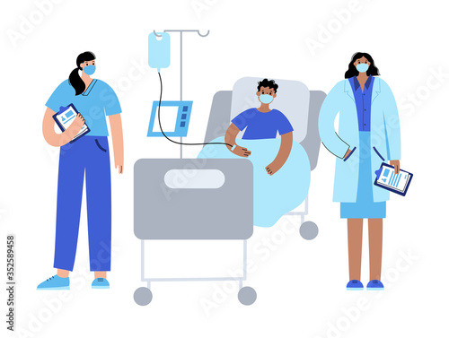Clinic and doctor concept
