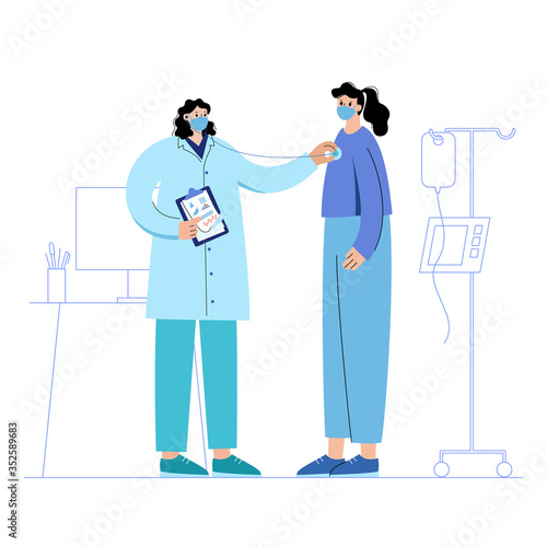 Clinic and doctor concept