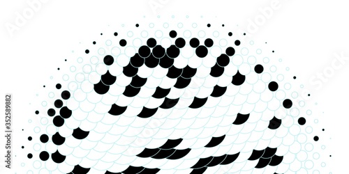 Light BLUE vector texture with disks. Illustration with set of shining colorful abstract spheres. Pattern for business ads.