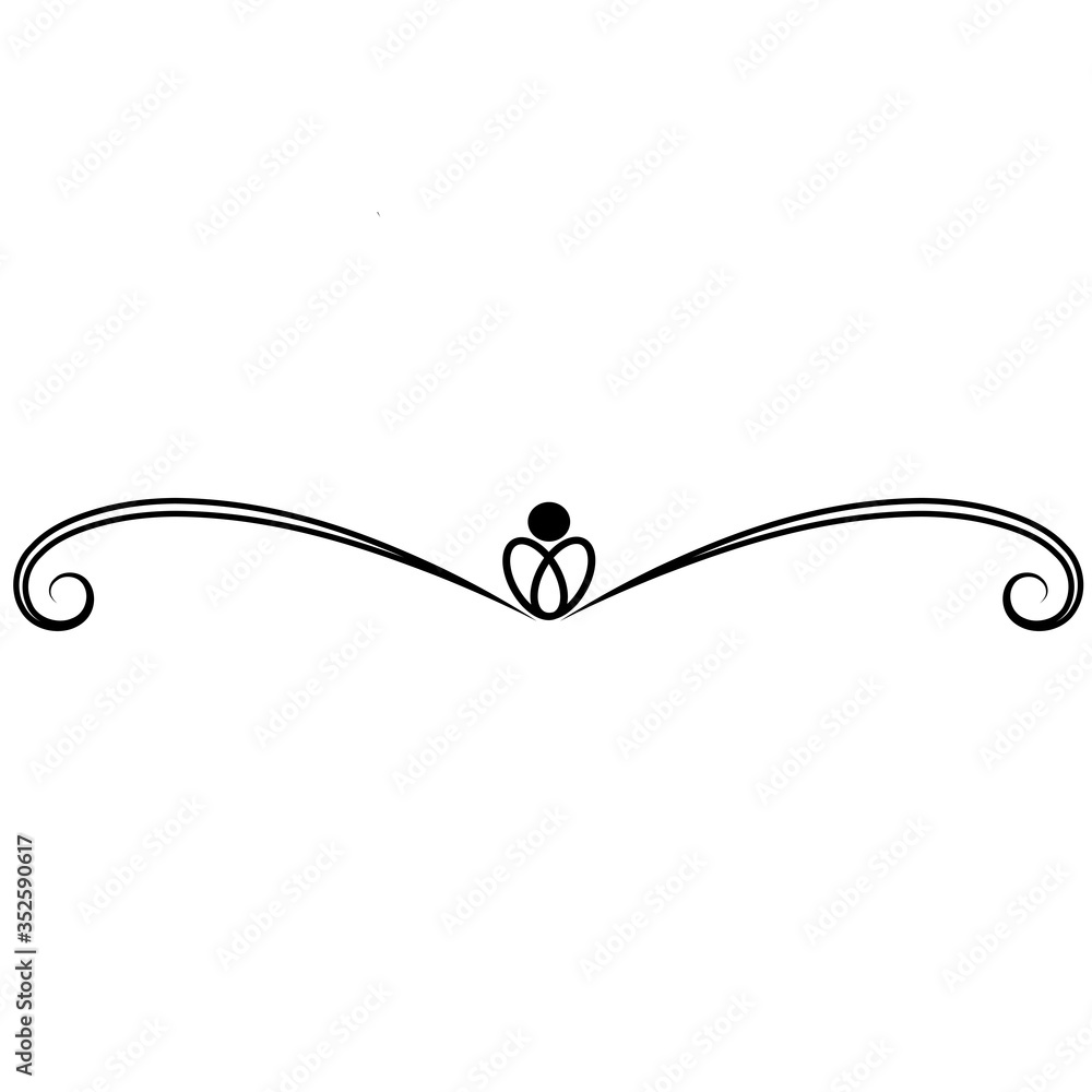 Fototapeta premium text delimiters for your projects. Vector illustration