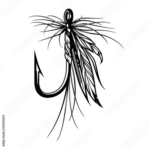 Vintage fly fishing lure