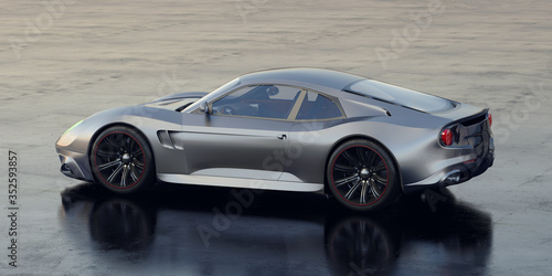 3D rendering of a brand-less generic cars in studio environment   © Andrus Ciprian
