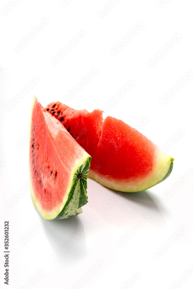 Watermelon slice isolated on white background Watermelon slice isolated on white background