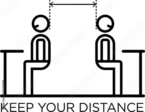 Be safe. Keep the distance with another one when you are at the restaurant