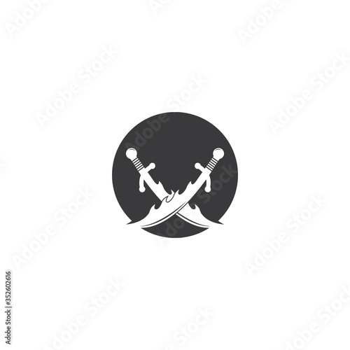 Sword logo vector