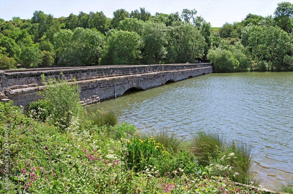 Bridge in Ulley Country Park, Rotherham, in May 2020. Bridge in Ulley Country Park, Rotherham, in May 2020.