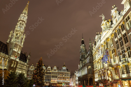 Grote Markt - The main square and Town hall of Brussels, Belgium, Europe. © Oleksandr