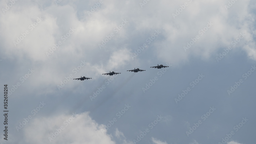 Victory Day WWII Air Show Russia Rostov-on-Don