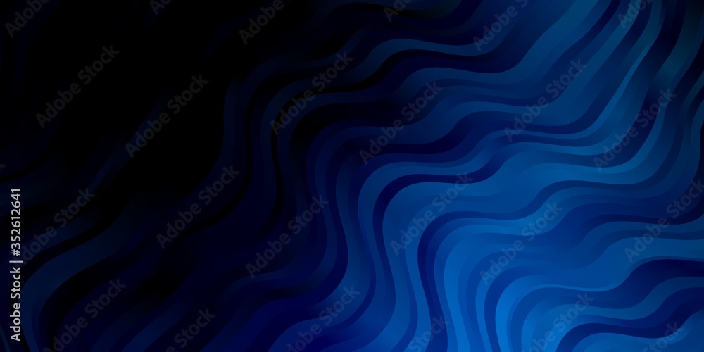 Light BLUE vector background with bent lines. Bright illustration with gradient circular arcs. Pattern for websites, landing pages. Light BLUE vector background with bent lines. Bright illustration with gradient circular arcs. Pattern for websites, landing pages.