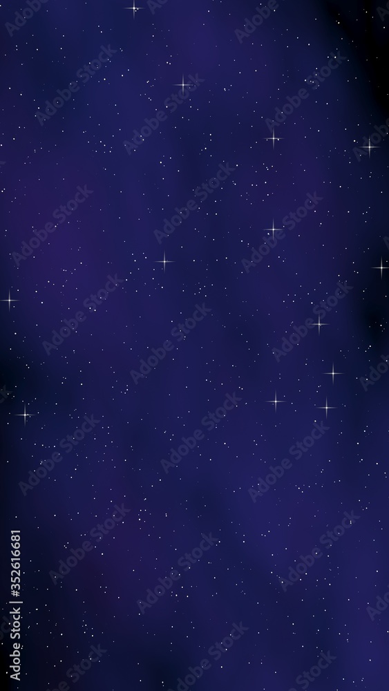 Obraz premium Colorful and beautiful space background. Outer space. Starry outer space texture. 3D illustration
