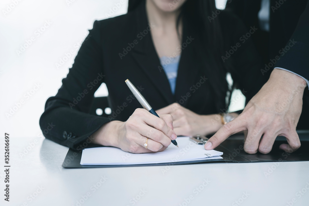 Corporate business team discussing together in conference room during meeting at office. Teamwork and power successful meeting workplace concept. Corporate business team discussing together in conference room during meeting at office. Teamwork and power successful meeting workplace concept.