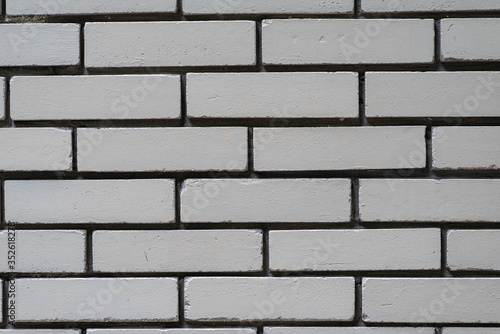 A close up of a brick wall