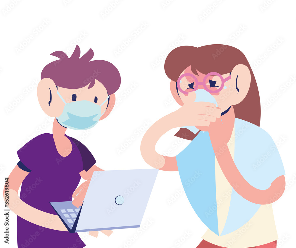 doctor with mask treating sick doctor with mask treating sick