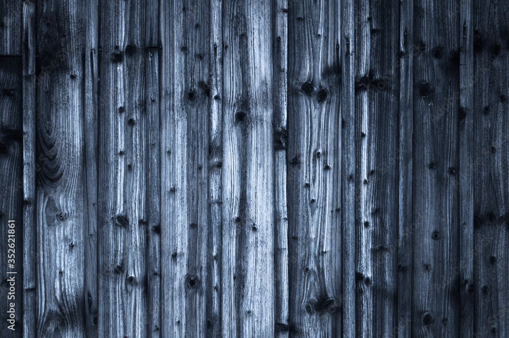 Dark blue rustic wood background / Dark blue rustic wood background