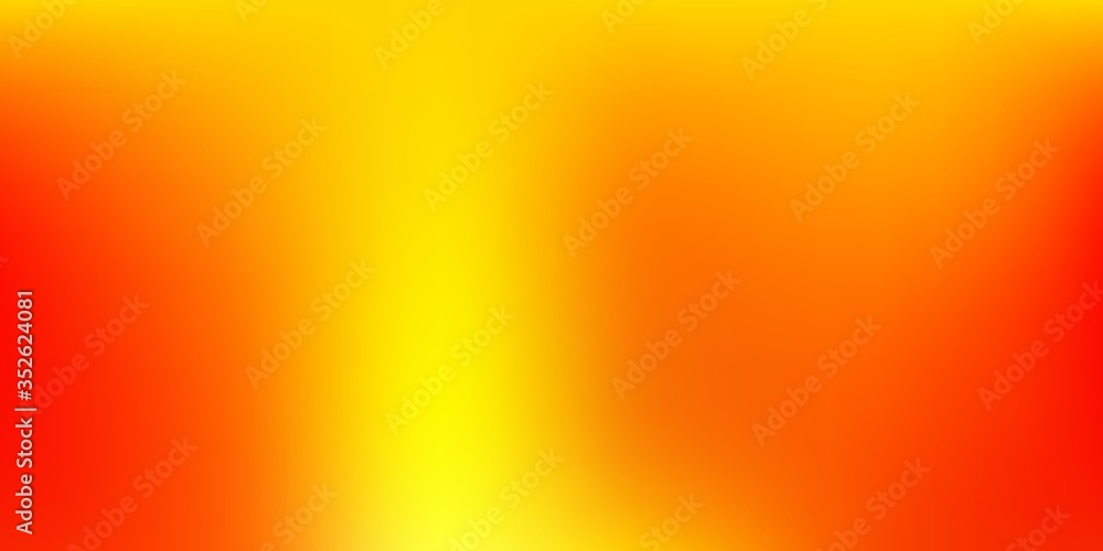 Light Orange vector blur template.