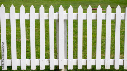 white picket fence