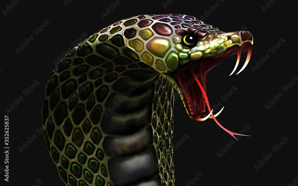 Snake PNG Clipart Cartoon Cobra Desktop Wallpaper Fictional Character King  Cobra Free PNG Download
