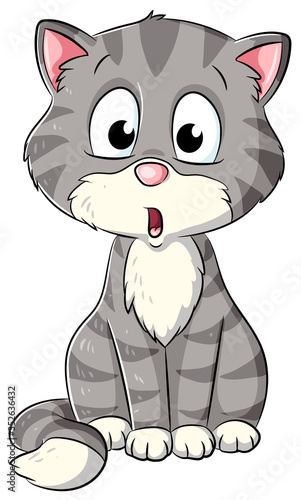 Niedliche Katze - Vektor-Illustration