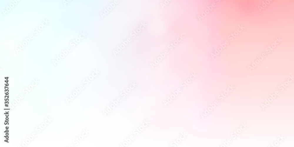 Light Blue, Red vector background with clouds. Abstract colorful clouds on gradient illustration. Pattern for your booklets, leaflets. Light Blue, Red vector background with clouds. Abstract colorful clouds on gradient illustration. Pattern for your booklets, leaflets.