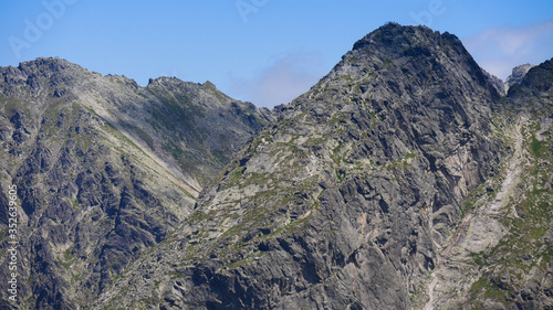 Obraz na płótnie mountain landscape with blue sky w salonie