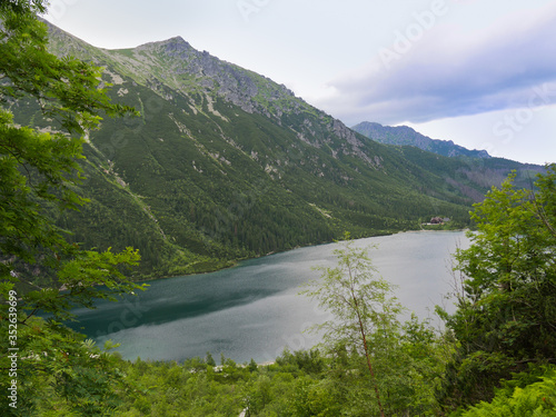 Obraz na płótnie lake and mountains w salonie