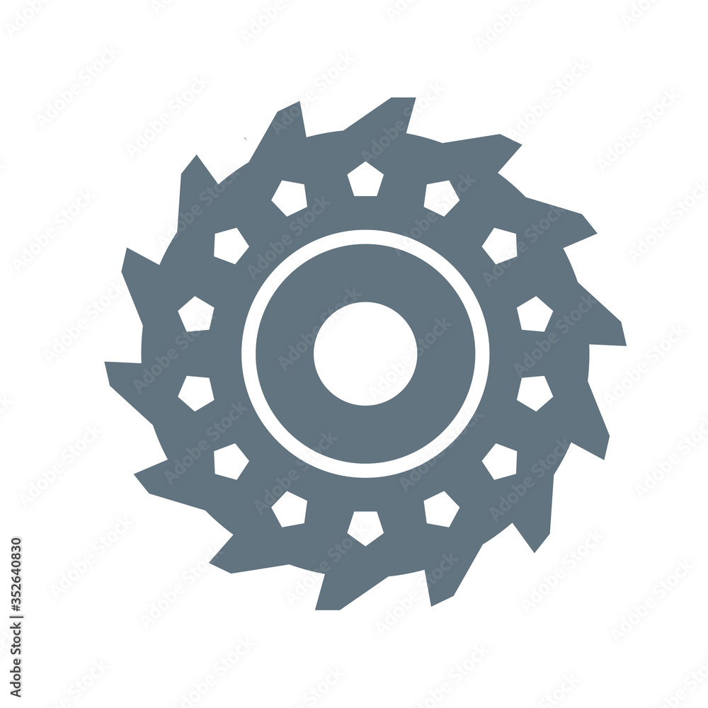 gear, cog for technical or business design on white, stock vector illustration gear, cog for technical or business design on white, stock vector illustration