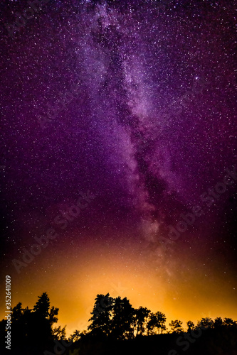 Milky way taken in Cernik, near Nova Gradiska / Croatia (my hometown). The amount of light, and sky detail should not have been seen there, but thanks to my camera Canon 1Dx everything is possible.  © Mladen