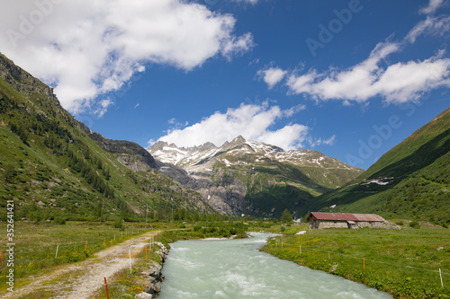 Rohnegletscher, Gletsch photo