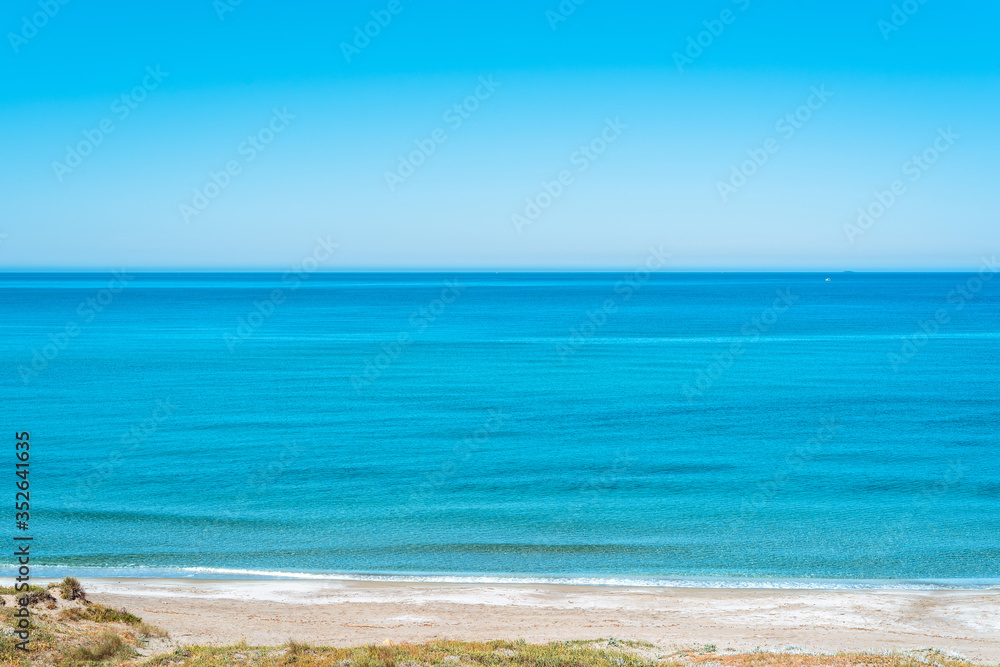 Sardegna, splendida spiaggia di San Giovanni di Sinis, Cabras, Italia