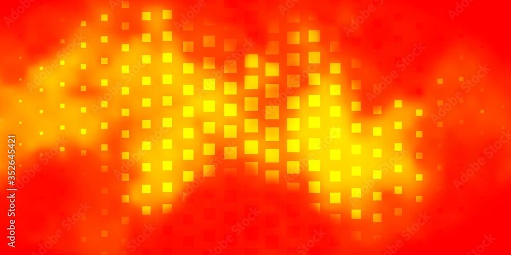 Light Orange vector texture in rectangular style. Illustration with a set of gradient rectangles. Best design for your ad, poster, banner.