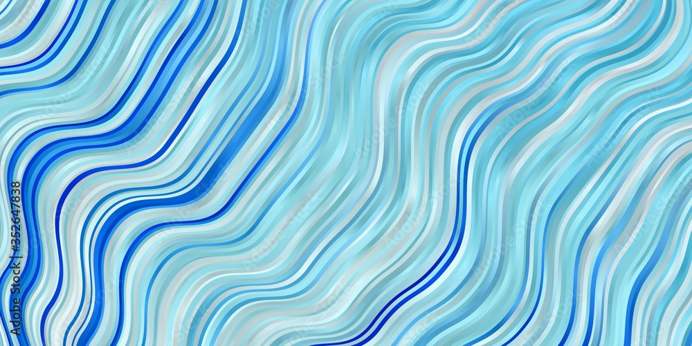 Light BLUE vector template with curves. Bright sample with colorful bent lines, shapes. Template for your UI design. Light BLUE vector template with curves. Bright sample with colorful bent lines, shapes. Template for your UI design.