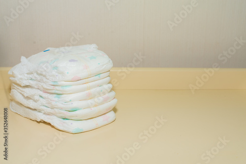 Fototapeta Naklejka Na Ścianę i Meble -  Baby diapers