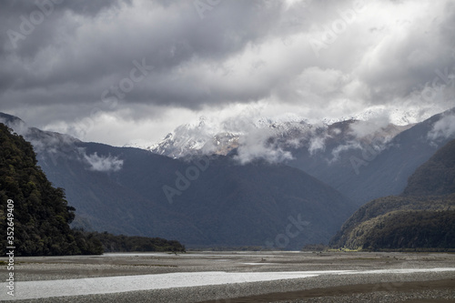 Cloudy Day in Haast Pass, New Zealand