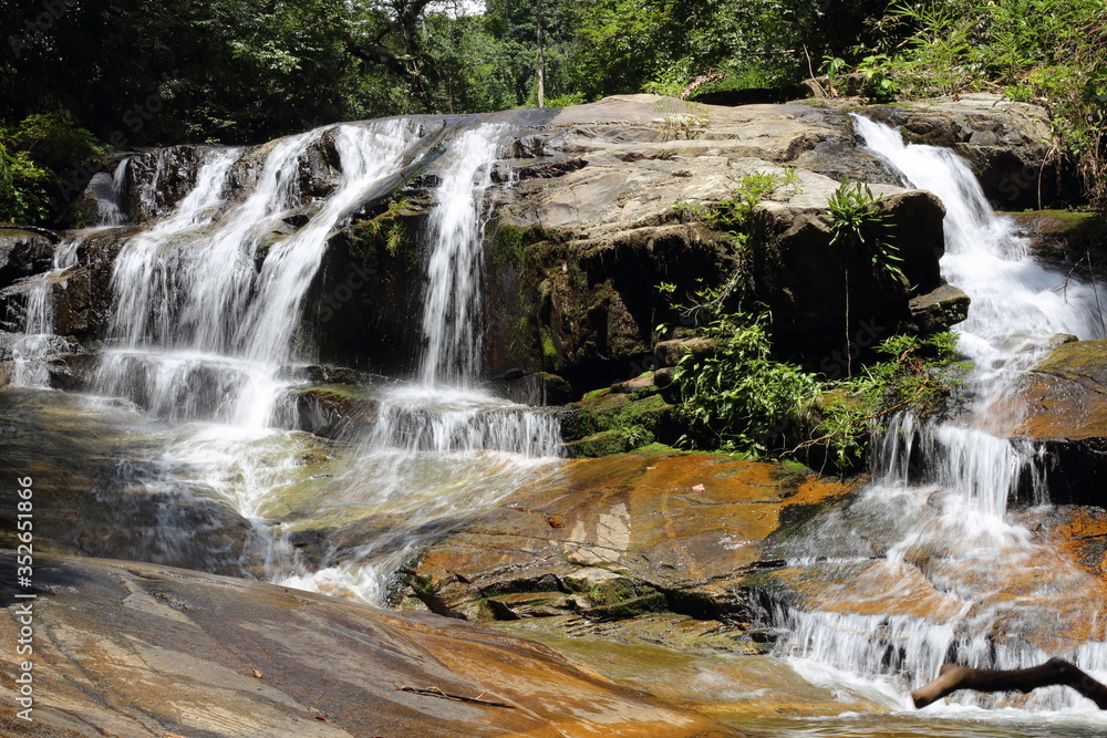 Khao Chamao Waterfall at Khao Chamao Khao - Wong National Park in Rayong, Thailand Khao Chamao Waterfall at Khao Chamao Khao - Wong National Park in Rayong, Thailand
