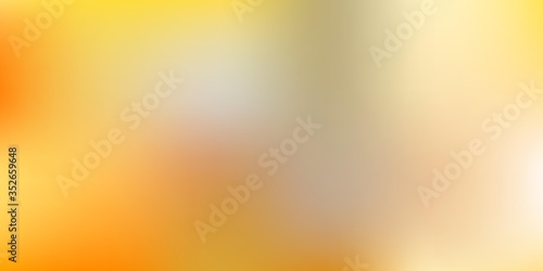 Light Orange vector gradient blur texture.