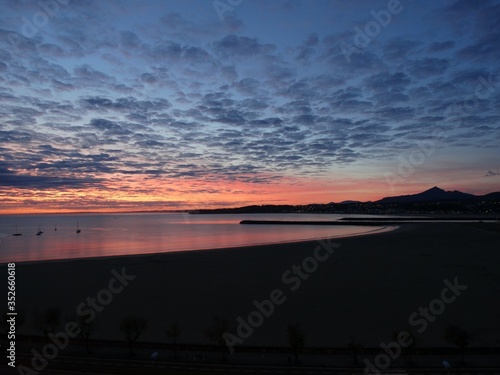 Sunrise at France Spain Border Larun Mountain