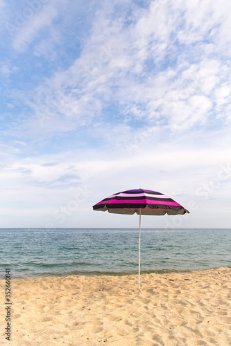 Beach umbrella for shadow