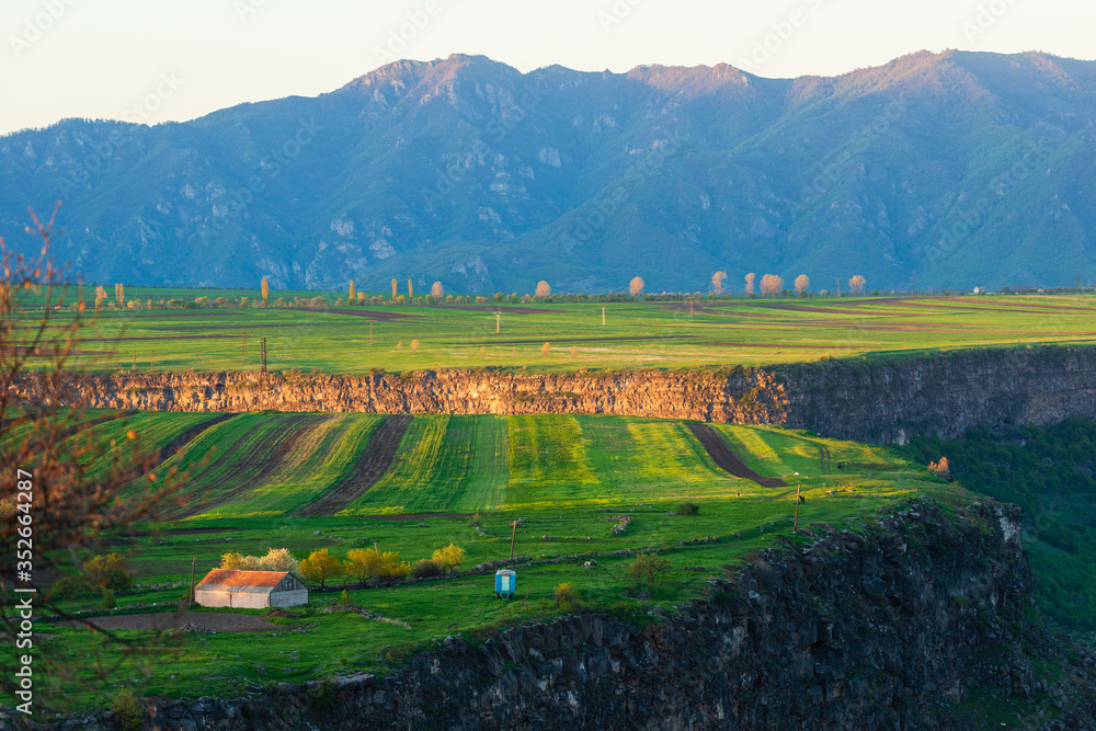 Obraz premium View of Kurtan village in the Lori Province of Armenia
