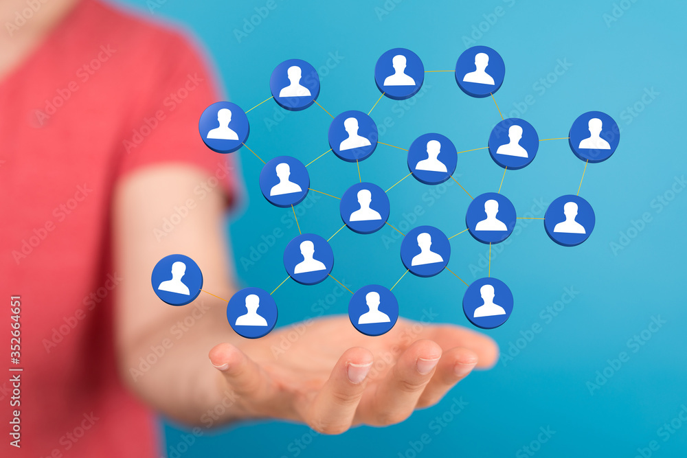 organization chart team concept networking group organization chart team concept networking group