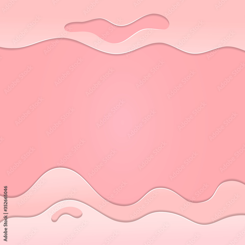 Abstract paper cut Square banner Abstract paper cut Square banner