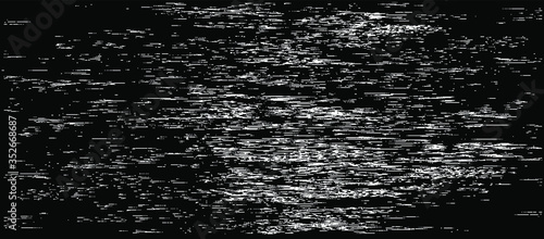 VHS glitched screen with flickering pixels. Retro technology style background.